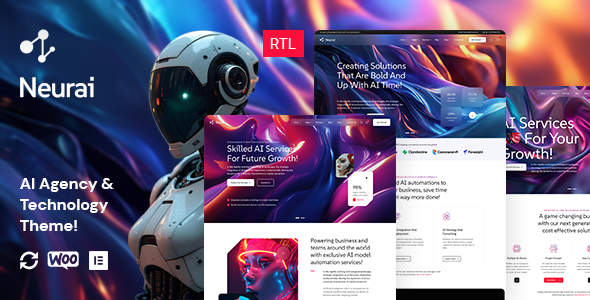 Neurai - AI Agency & Technology WordPress Theme