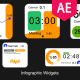 Modern Infographic Widgets Pack | Clean UI Kit - VideoHive Item for Sale