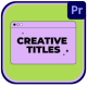 Stylish Shape Titles for Premiere Pro - VideoHive Item for Sale