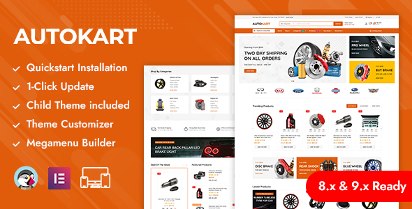 Autokart - AutoParts & Car Accessories Store Prestashop Responsive Theme