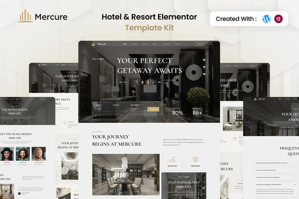 Mercure - Hotel & Resort Elementor Template Kit