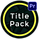 Title Pack - VideoHive Item for Sale