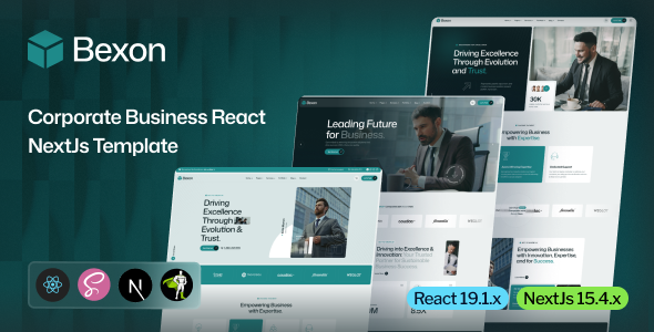 Bexon - Corporate Business React NextJs Template