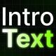 Intro Text | After Effects - VideoHive Item for Sale