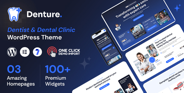 Denture - Dental WordPress Theme