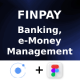 FinPay App ANDROID + IOS + FIGMA | UI Kit | Ionic | Banking, E-Money Management