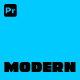 Modern Titles for Premiere Pro - VideoHive Item for Sale