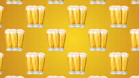 Oktoberfest Beer Glass Background