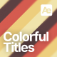 Colorful Titles - VideoHive Item for Sale