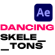 Dancing Halloween Skeletons – After Effects Template - VideoHive Item for Sale