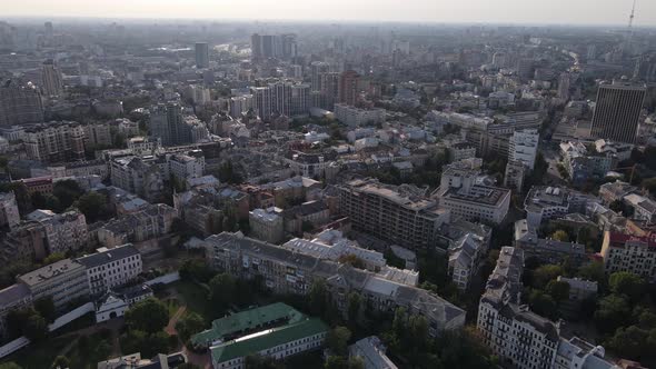 Kyiv - Aerial View of the Capital of Ukraine. Kiev