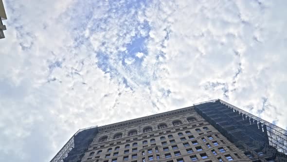 Flatiron Building In Street In New York City