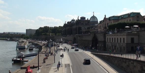 Tourist Walk in Historic City