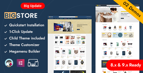 Bigstore - Online Mega Store Prestashop Responsive Theme