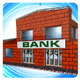 Toon Textured Small Bank Building - 3DOcean Item for Sale