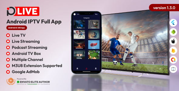 IPLive - Android IPTV Full App