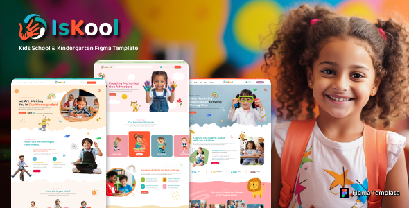 iskool - Children & Kids School Figma Template