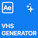 Generative VHS Transitions | Vertical | After Effects - VideoHive Item for Sale