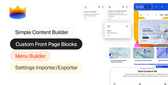 XY Premium Moodle Theme – Customizable & Responsive with Front-Page Builder