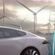 Animation with an Electric Car Connected to the Charger - VideoHive Item for Sale