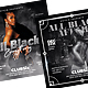 All Black Party Flyer Bundle - GraphicRiver Item for Sale