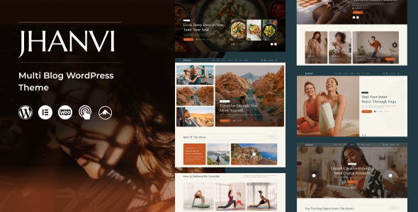 Jhanvi - Blog WordPress Theme