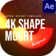 4K Gradient Shapes Mogrt - VideoHive Item for Sale
