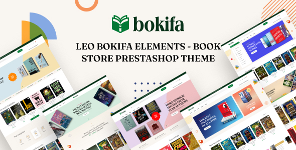 Leo Bokifa - Book Store Elementor Prestashop Theme