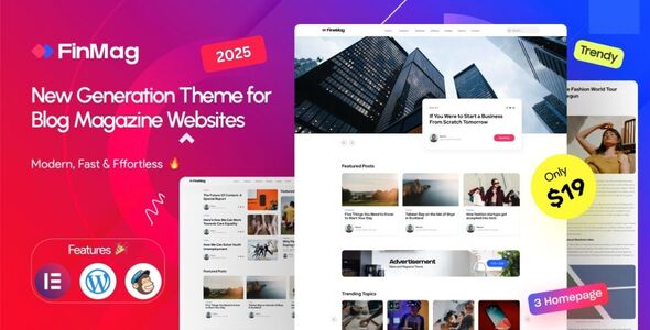 FinMag - Modern Magazine WordPress Theme