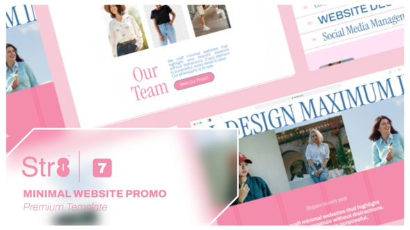 Minimal Website Promo