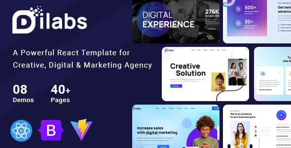Dilabs - Creative Agency React Js Template (React 19)