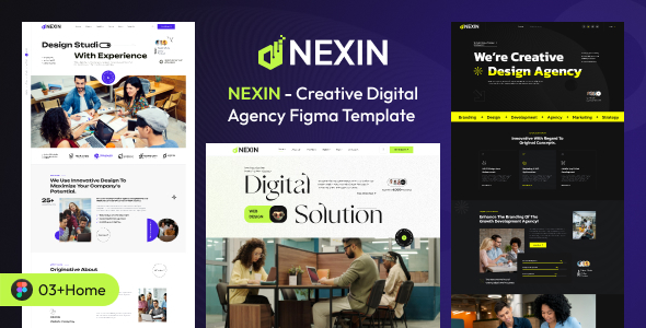 Nexin - Creative Digital Agency Figma Template