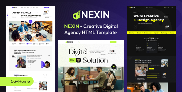 Nexin - Digital Agency HTML Template
