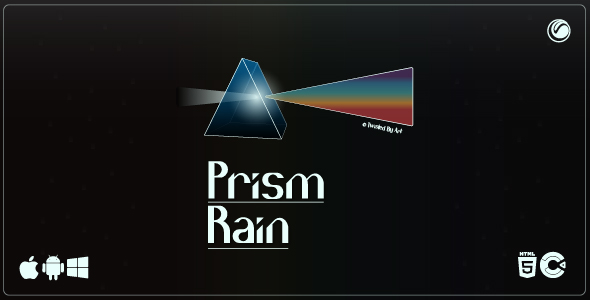 Prism Rain - HTML5 Game Template