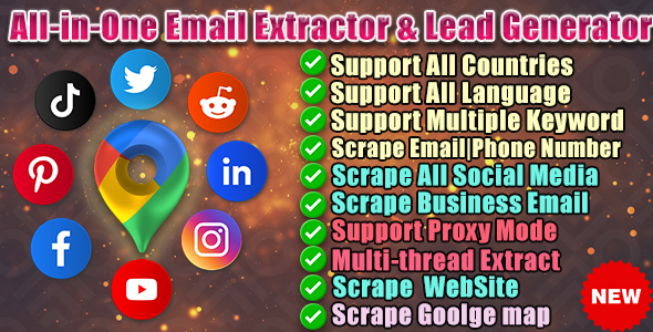 All-in-One Email Extractor & Lead Generator