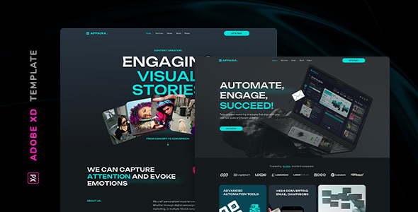 Appaira – Digital Marketing Template for Adobe XD