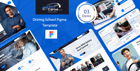 Cdrive  -  Driving School Figma Template