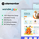 WonderJoy - Kindergarten & Child Care Elementor Pro Template Kit - ThemeForest Item for Sale