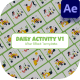 Daily Activity Icon Animation - VideoHive Item for Sale