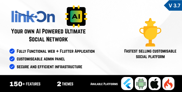 LinkOn - AI Powered Social Network Platform APP