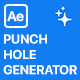 Generative Punch Hole Transitions  | Vertical | After Effects - VideoHive Item for Sale