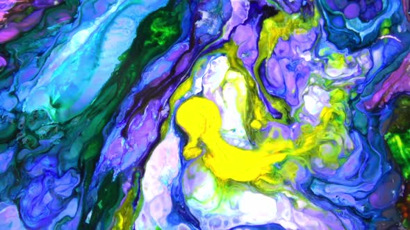 Color Explosion Abstract Art Painting alt