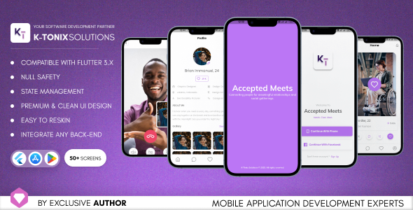 Accepted Meets | Dating for People with Disabilities | Flutter UI