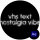 VHS Text Animations - VideoHive Item for Sale