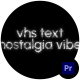 VHS Text Animations - VideoHive Item for Sale