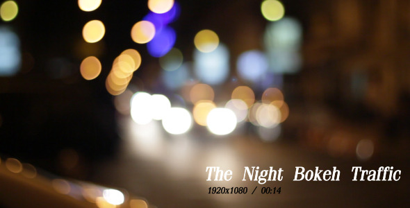 The Night Bokeh Traffic 12