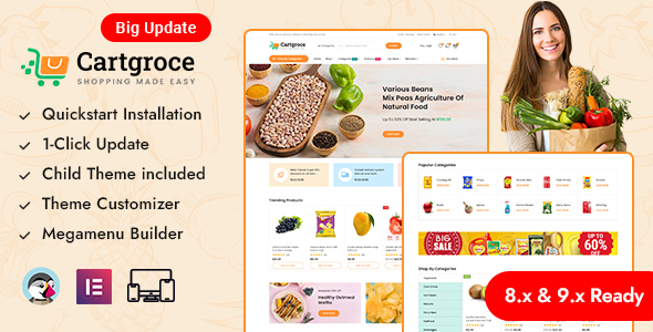 Cartgroce - Mega Grocery Shop Prestashop Responsive Theme