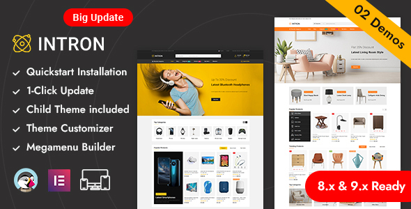 Intron - Electronics & Furniture Store Prestashop Responsive Theme