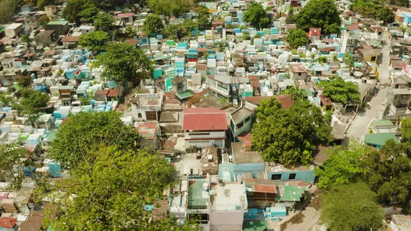 Manila North Cemetery Aerial View