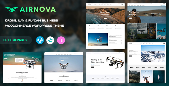 Airnova - Drone & UAV Business WooCommerce WordPress Theme